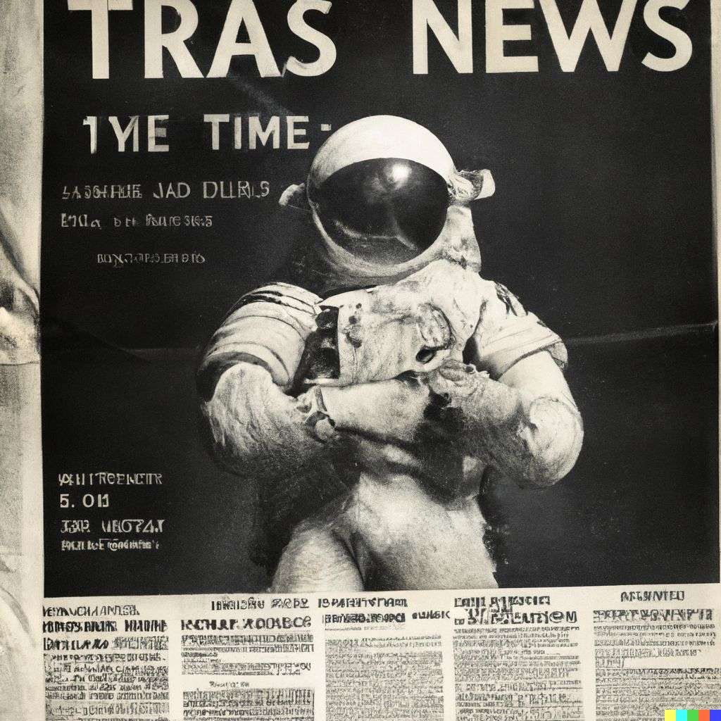 an astronaut, front page of The New York Times, 1940